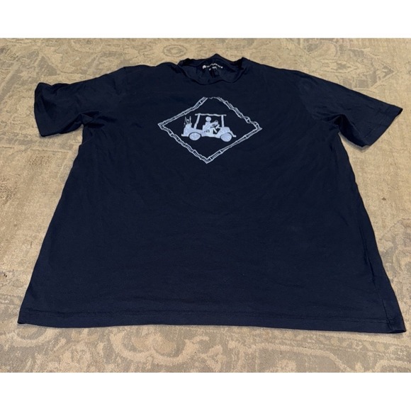 Travis Mathew Other - Travis Mathew Mens Blue Short Sleeve T-Shirt Golf Cart Sz 2XL XXL